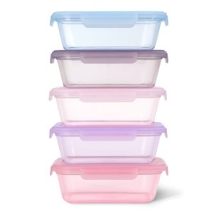 Snap & Nest Meal Prep Containers. Set of 5